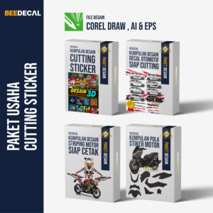 Paket Desain Stiker | Pola Decal Motor | Desain Stripping | BeeDecal