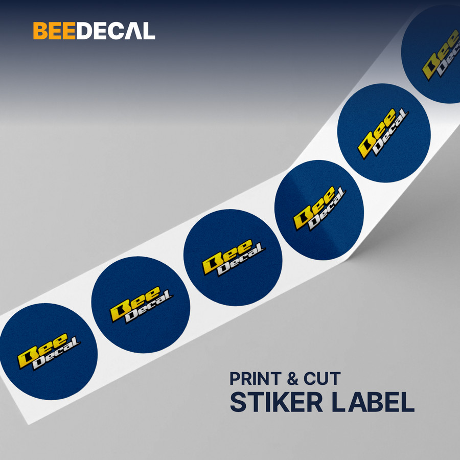 Stiker print cut desain fix Bedeecal